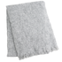 Pure Fashions Plain Teddy Wool Scarf Silver