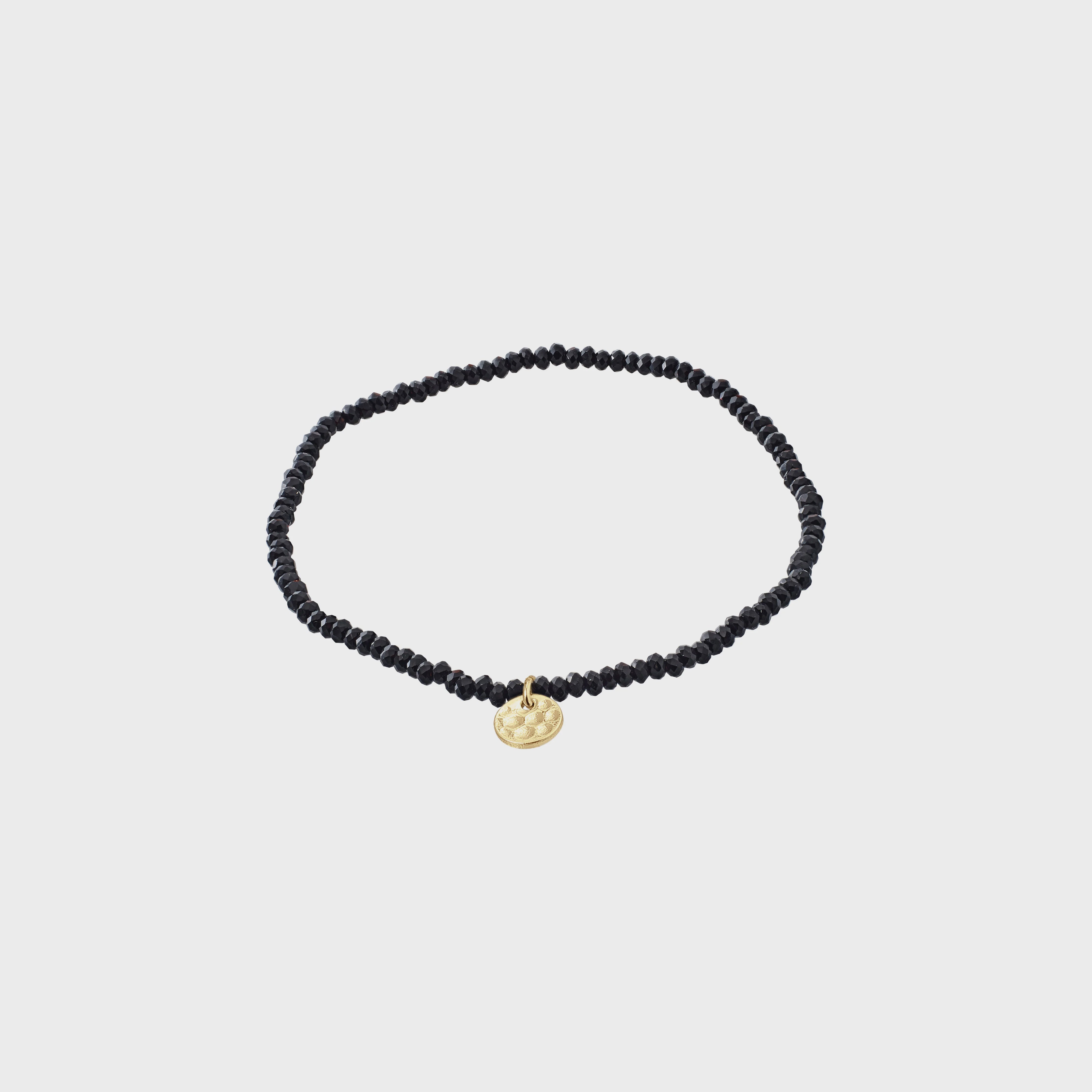 Pilgrim Indie Bracelet Black Gold-Plated