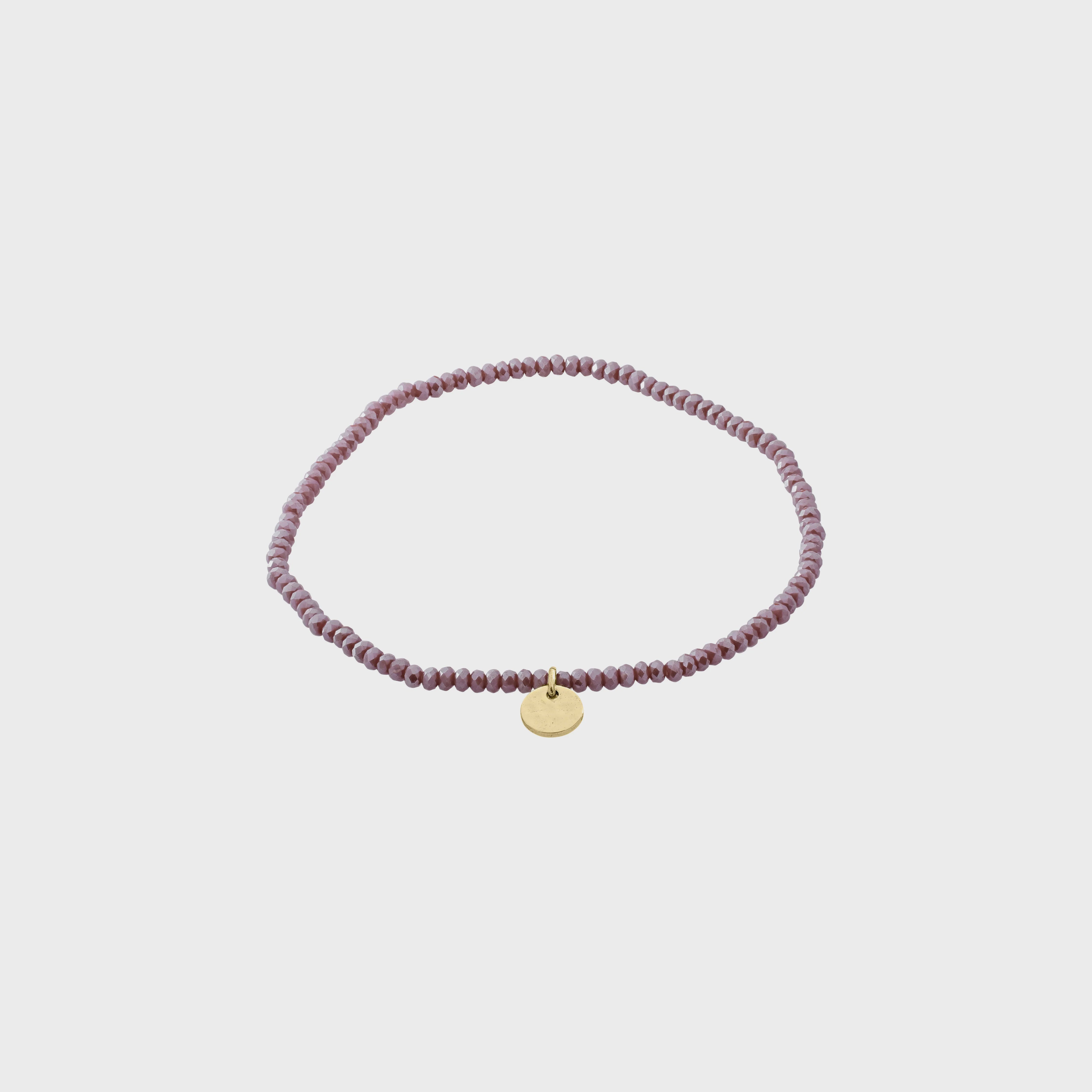 Pilgrim Indie Bracelet Purple Gold-Plated