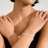 Pilgrim Indie Bracelet White Gold-Plated