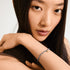 Pilgrim Indie Bracelet Grey Gold-Plated