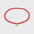 Pilgrim Indie Bracelet Red Gold-Plated