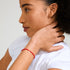 Pilgrim Indie Bracelet Red Gold-Plated