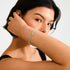 Pilgrim Indie Bracelet Mint Green Gold-Plated