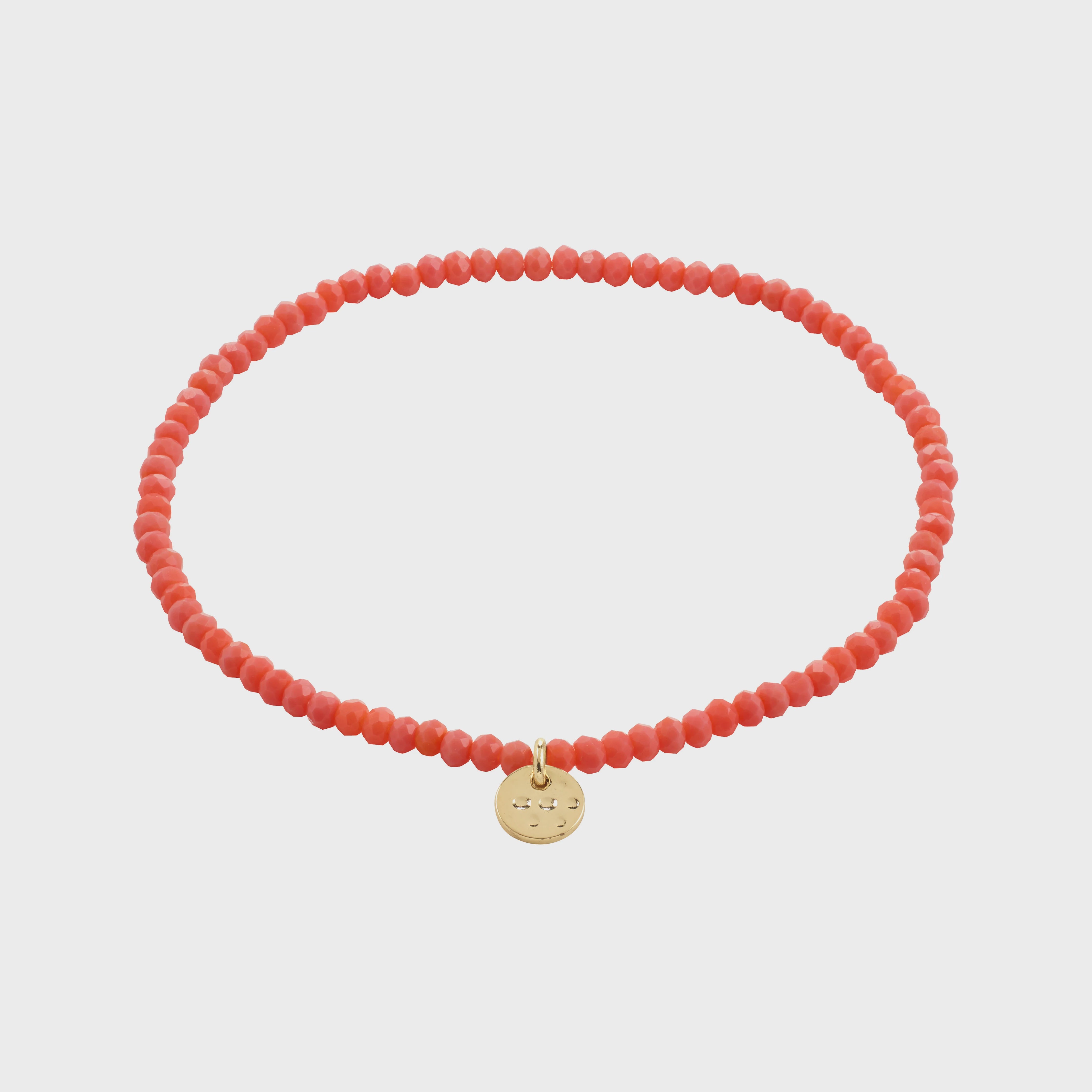 Pilgrim Indie Bracelet Peach Gold-Plated