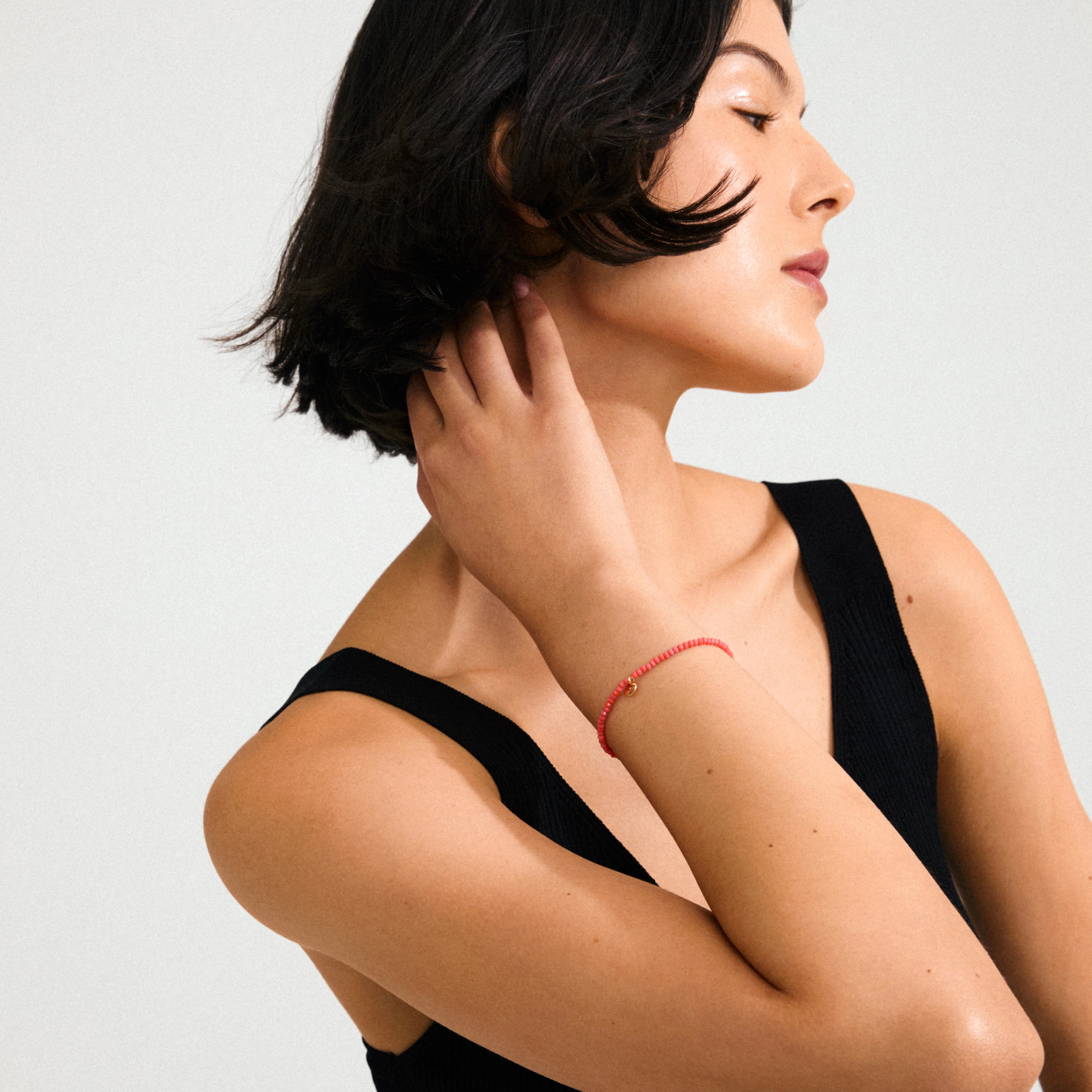 Pilgrim Indie Bracelet Peach Gold-Plated