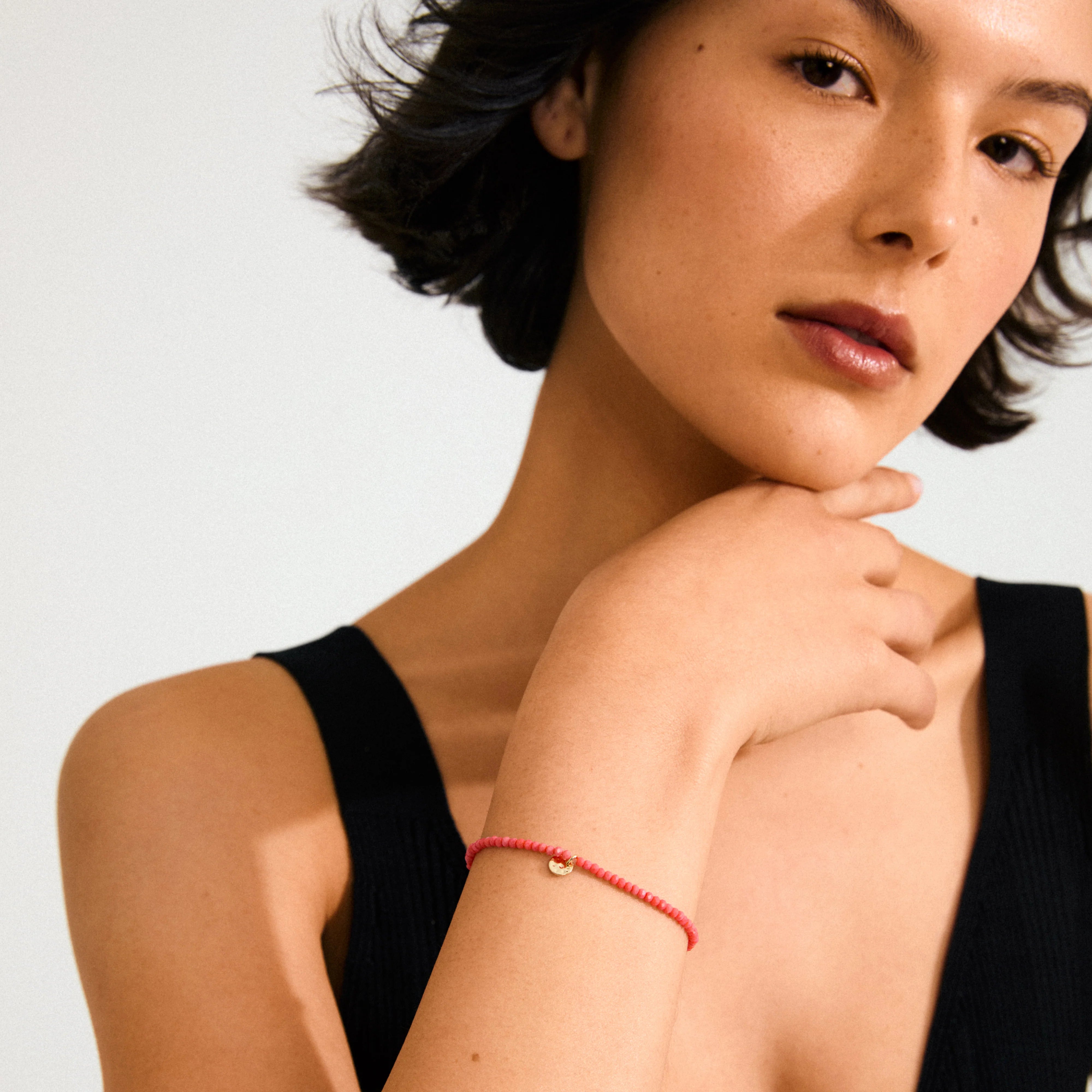 Pilgrim Indie Bracelet Peach Gold-Plated