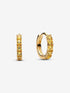 Pandora Yellow Huggie Earrings 14k gold plating