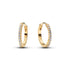 Pandora Gold Plated Sparkling Mini Hoop Earrings