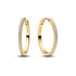 Pandora Sparkling Hoop Earrings.