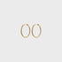 Pilgrim April Small Hoop Earrings Gold-Plated