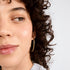 Pilgrim April Medium-Size Hoop Earrings Gold-Plated