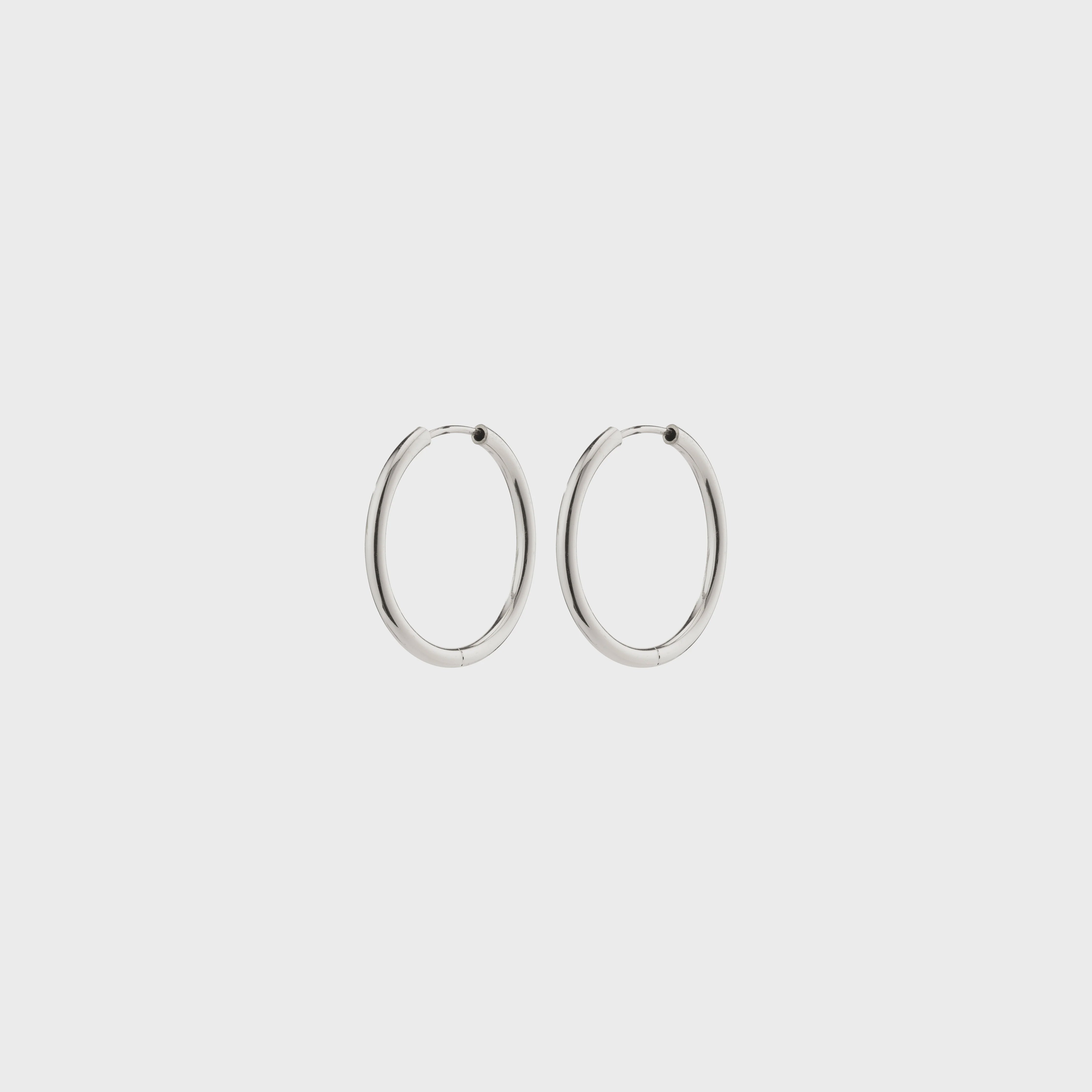 Pilgrim April Small Hoop Earrings Silver-Plated