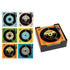 Record Coasters Square Set of 6