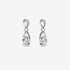 Pandora Infinite Sterling Silver Lab-grown Diamond Drop Earrings 0.30 Carat