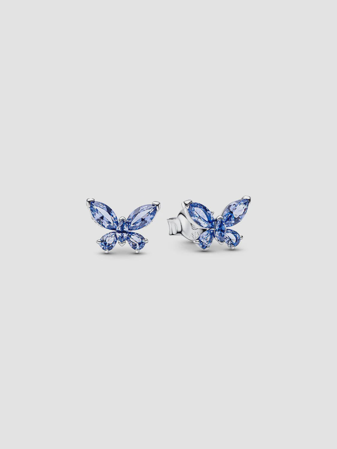 Pandora Blue Butterfly Stud Earrings