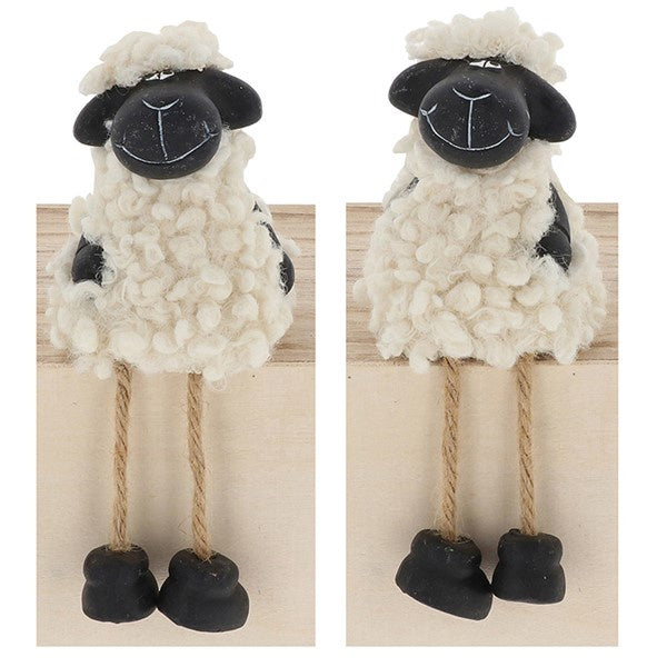 Black Faced Sheep Dangly Leg Small