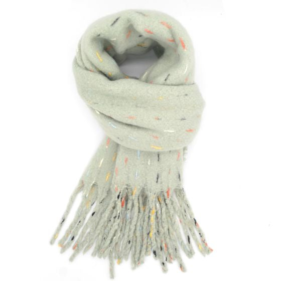 Pure Fashions Multi Links Scarf Duck Egg