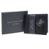 EQ For Men Contrast RFID Leather Wallet Black
