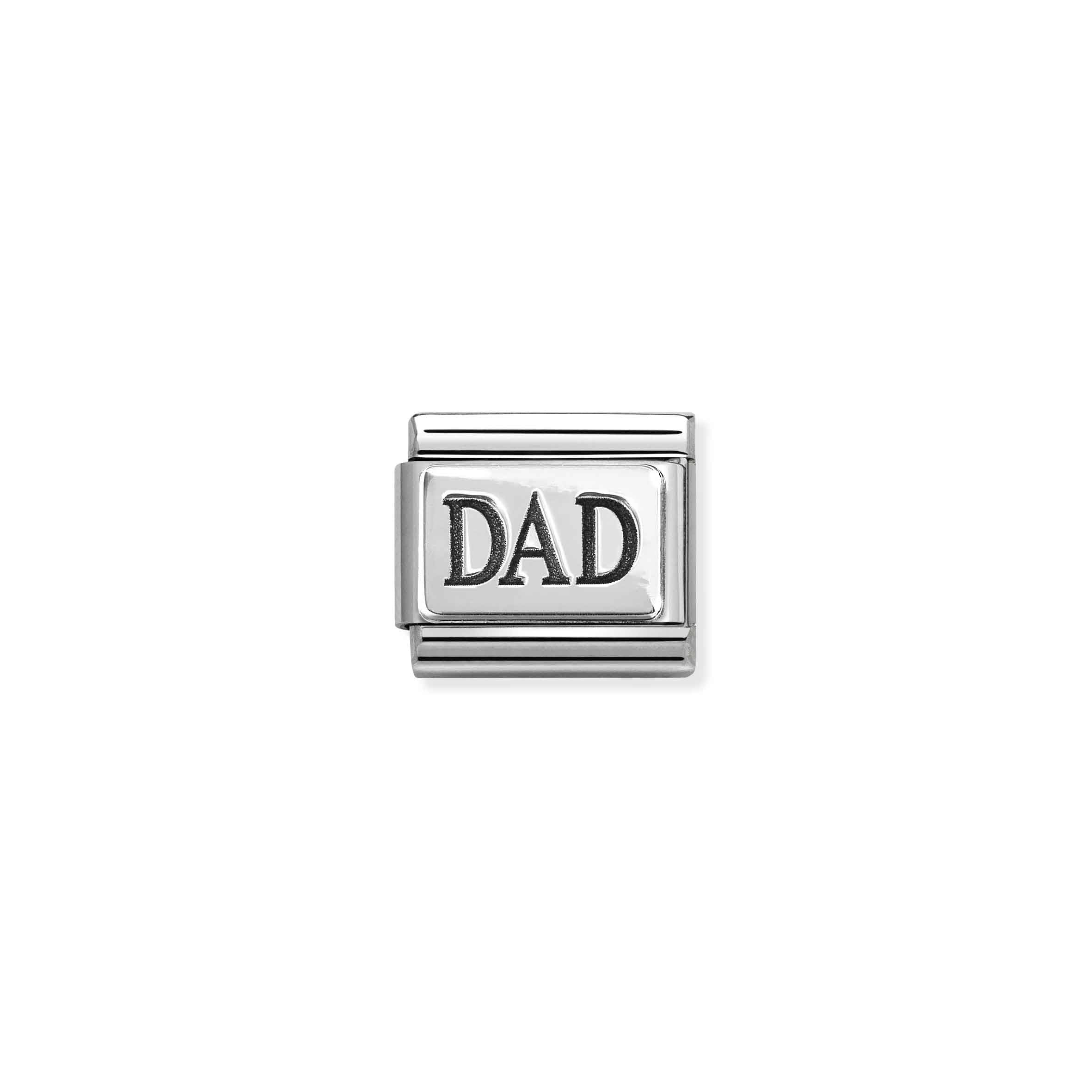Nomination Silver Dad Charm