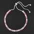 Elegant Pastel Pretty Pink Silver Plated Friendship Bracelet