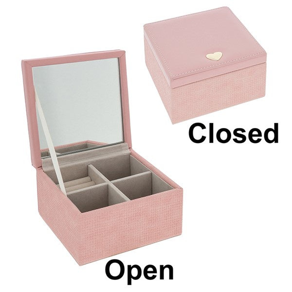 Rox Box Jewellery Box Square Rose