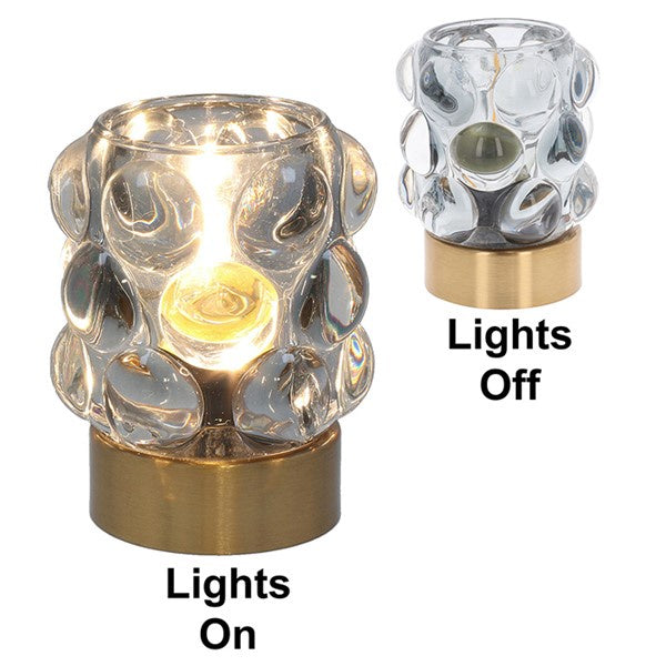 Luxe LED Lamp Bubble Grey