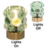 Luxe LED Lamp Bubble Green