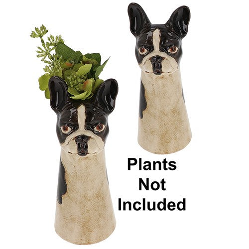 Village Pottery Top Dog Frenchie Vase – Tylers Department Store