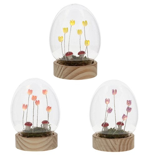 Flower Dell LED Egg Small Assorted Colours