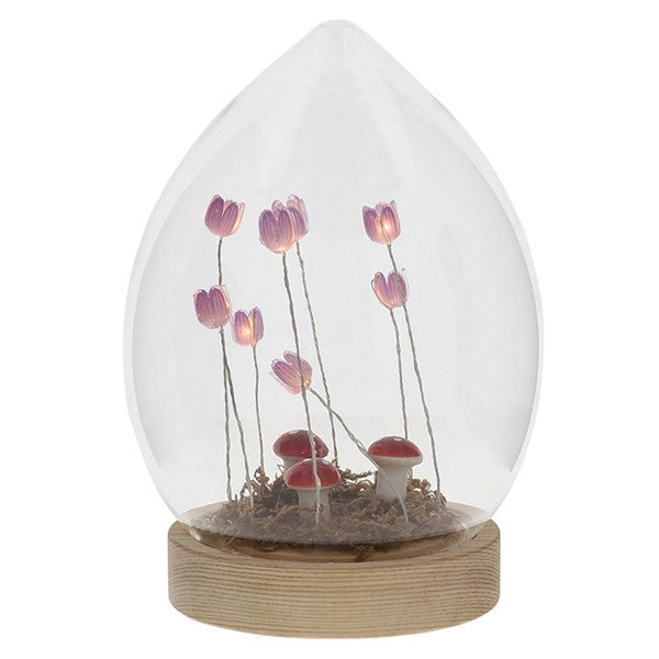 Flower Dell LED Egg Large Lilac