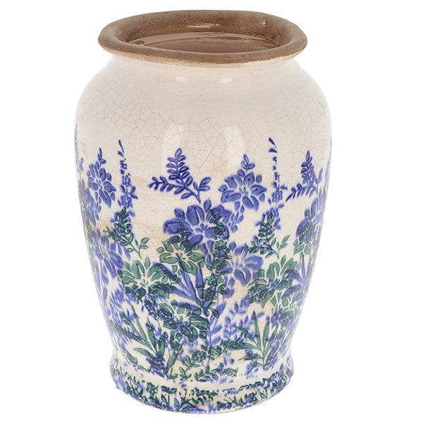 Indigo Garden Traditional Vase