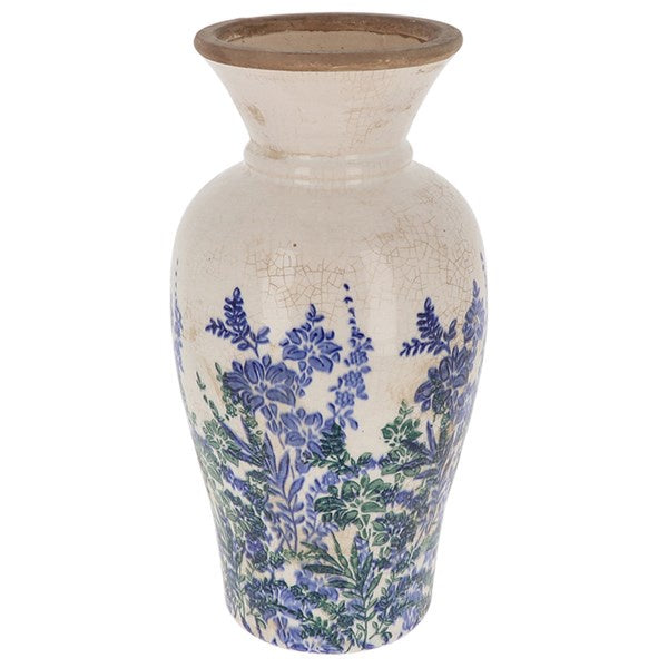 Indigo Garden Bouquet Vase