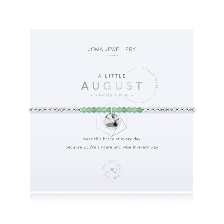 Joma A Little August Birthstone Bracelet