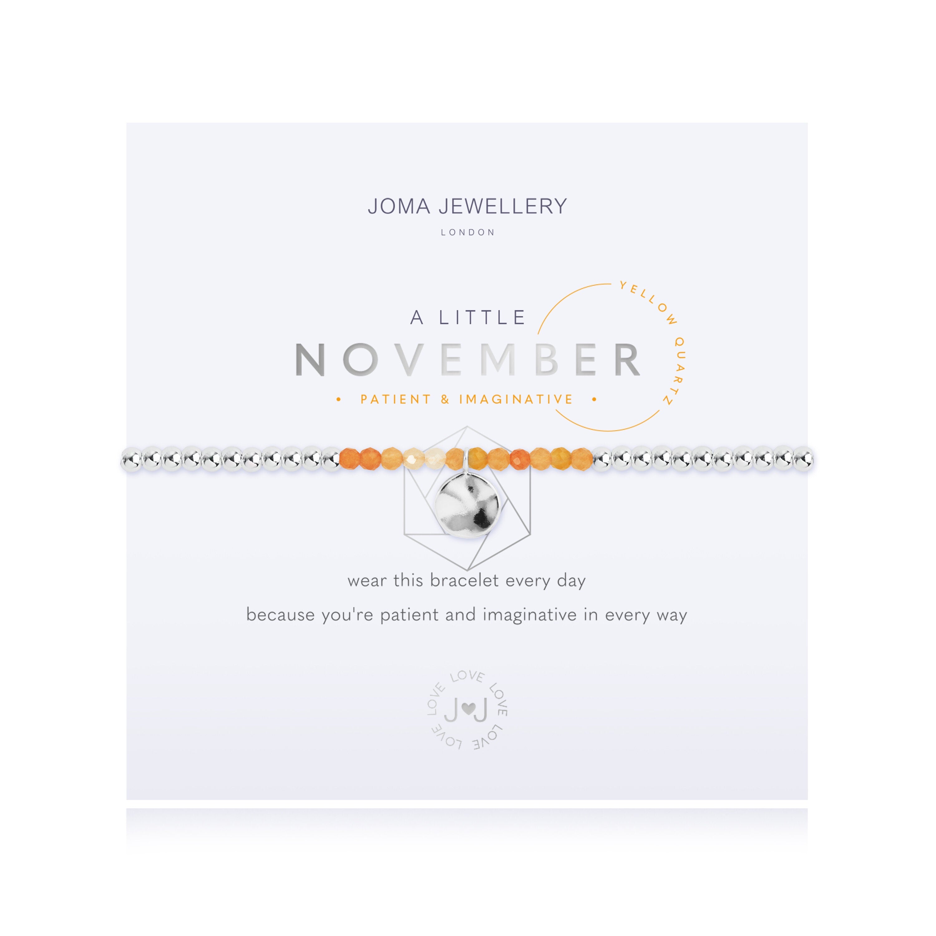 Joma A Little November Birthstone Bracelet