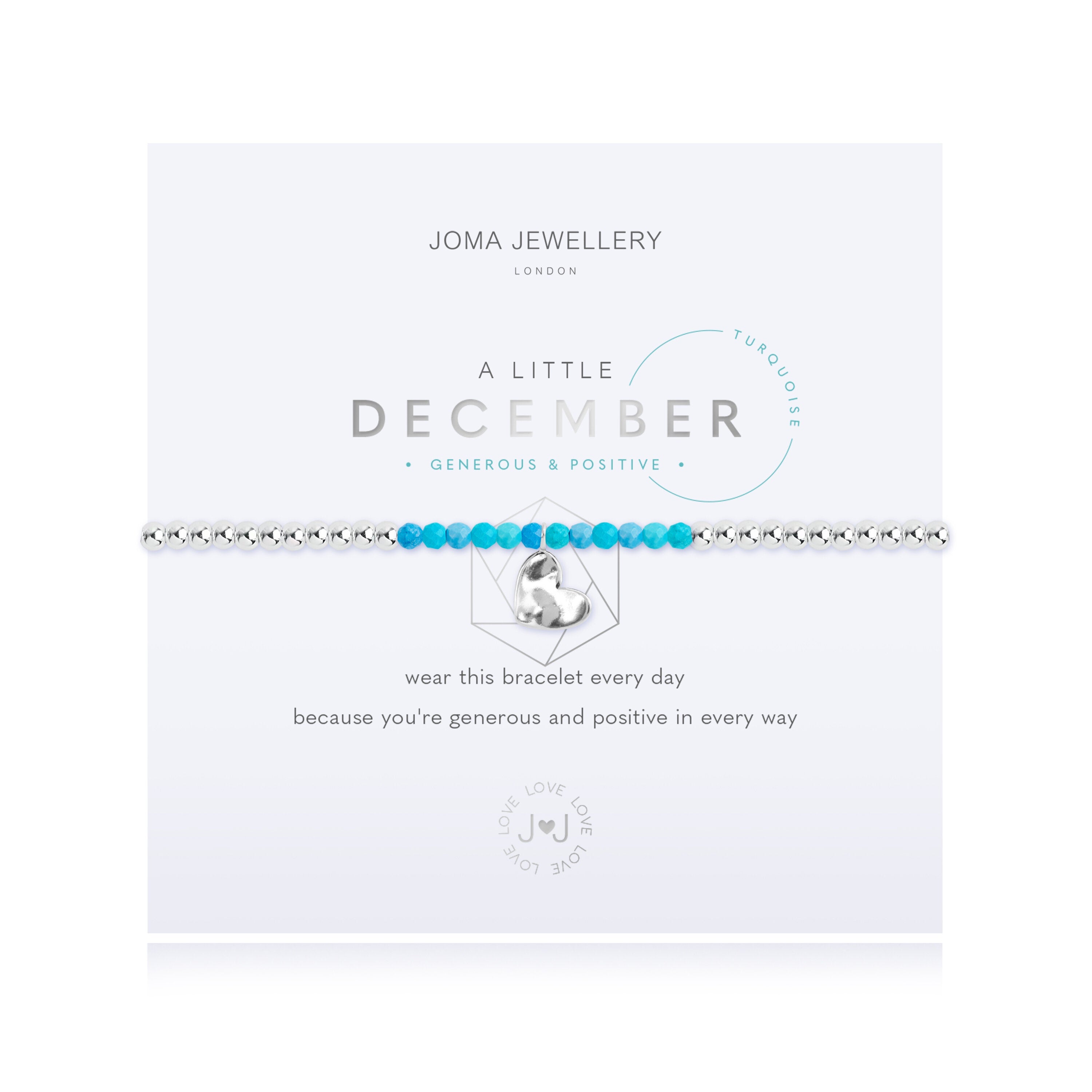 Joma A Little December Birthstone Bracelet