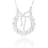 Pearl Wreath Silver Plated Necklace