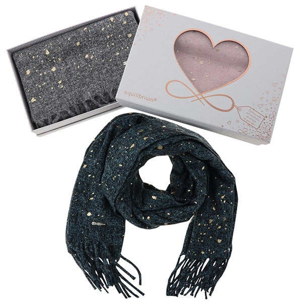 Back to Search Results Metalic Splashes Boxed Scarf