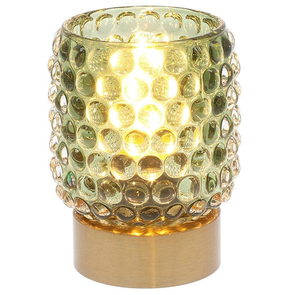 Luxe LED Tall Lamp Bead Green
