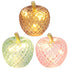 Diamond Cut LED Apple Small Assorted Colours