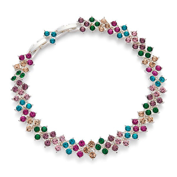 Glam Rox Silver Plated Oppulence Bracelet