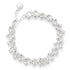 Contemporary Silver Plated Shimmer Bracelet