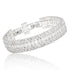 All That Bling Chic Sparkle Silver Plated Bracele