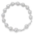 All That Bling Sparkle Hearts Silver Plated Bracelet