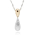 Raindrops Two Tone Droplet Necklace