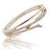 Glam Hang Crystal Gold Plated Bangle