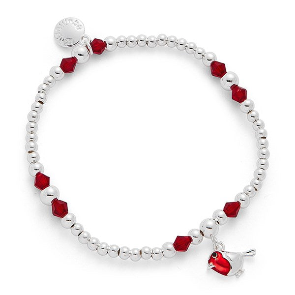 Robins Appear Dainty Silver Plated Bracelet