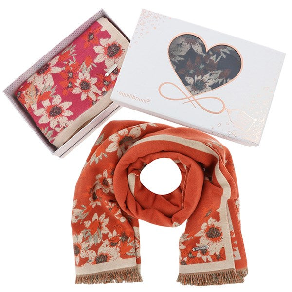 Butterfly Garden Soft Feel Boxed Scarf