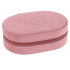 Equilibrium Oval Velvet Jewellery Box Dark Pink