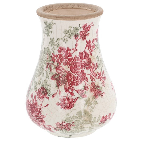 Misty Pink Garden Bouquet Vase